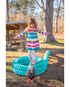 THE SPORTSPLAY GREEN MAMBA FREESTANDING IMAGINATIVE PLAY UNIT [511-106]