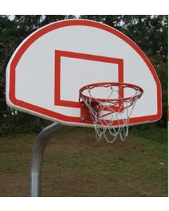 Sportsplay Alum Fan Backboard with Official Goal/ Nylon Net