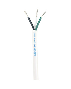 ANCOR WHITE TRIPLEX CABLE 14/3 WHITE, BLACK, GREEN [1315-FT]