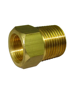 SCANDVIK 3/8" BSP X 1/2" NPT BRASS [10002]