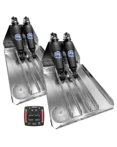 BENNETT MARINE BOLT 14X23 DUAL ELECTRIC TRIM TAB SYSTEM [BOLT1423HD-OBI]