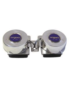 SCHMITT MARINE SS MINI COMPACT TWIN HORN 12V [10002]