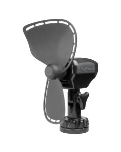 CAFRAMO ULTIMATE 24V 2-SPEED 7" FAN BLACK  [747CA24BCS]