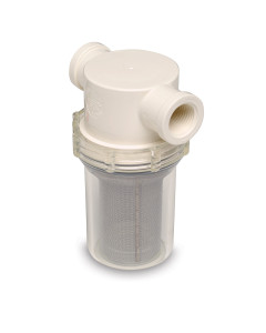 SHURFLO 1/2" RAW WATER STRAINER 50 MESH SCREEN [253-120-01]