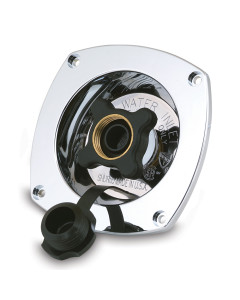 SHURFLO CHROME PLATED WATER PRESSURE REGULATOR 65PSI [183-029-14]