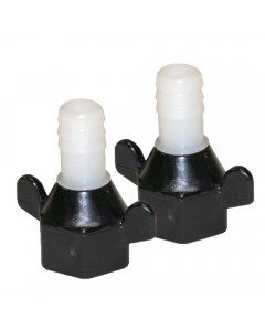 SHURFLO 1/2" BARB X 1/2" NPT-F HEX/WINGNUT STRAIGHT FITTING [94-181-04]