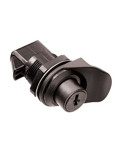 SOUTHCO LOCKING PUSH TO CLOSE  LATCH BLACK PLASTIC 0 - .41 [93-303]