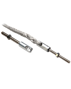 C. SHERMAN JOHNSON SPLICE EYE W/ THREADED STUD 1/4" - 28 X [20-62]