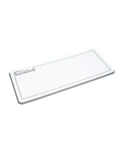 SEADEK 16" X 39" 20MM DUAL DENSITY LARGE HELM PAD WHITE/ [37926-80375]