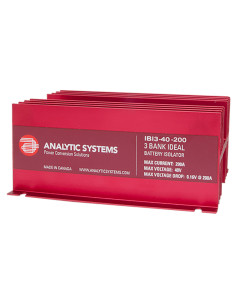 ANALYTIC SYSTEMS 200A 40V 3-BANK IDEAL BATTERY ISOLATOR [IBI3-40-200]