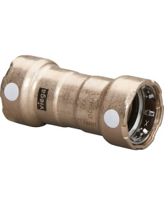 VIEGA MEGAPRESS 1" COPPER NICKEL COUPLING W/ STOP [88390]