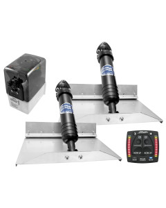 BENNETT MARINE 12X9 HYDRAULIC TRIM TAB SYSTEM WITH ONE BOX [129OBI]