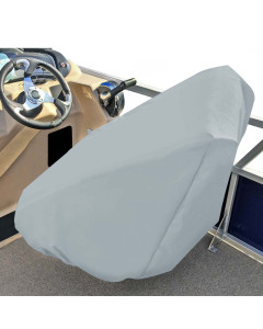 CARVER POLY-FLEX II CAPTAIN'S CHAIR COVER - GREY  [61061F-10]