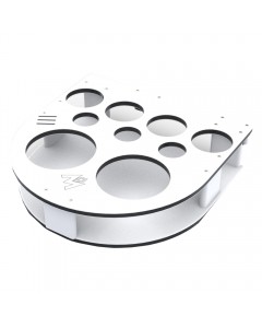 MAGMA SEMICIRCLE SIDE CADDY PARTY TABLE [T10-534]