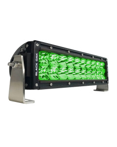 BLACK OAK 10" HOG HUNTING  GREEN LED DOUBLE ROW LIGHT BAR [10G-D3OS]