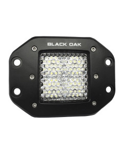 BLACK OAK 2" FLUSH FLOOD 10W CREE BLACK [2F-FPOD10CR]
