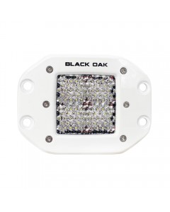 BLACK OAK 2" FLUSH MARINE  DIFFUSED POD 10W CREE WHITE [2DM-FPOD10CR]