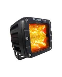 BLACK OAK 2" FLOOD POD 3W  OSRAM - BLACK  [2A-POD30S]