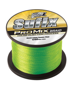 SUFIX PROMIX BRAID 65LB 1200 YDS NEON LIME [630-365L]