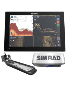 SIMRAD NSX 3012 RADAR BUNDLE HALO20+ AND ACTIVE IMAGING [000-15378-001]