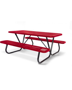 Ultrasite 8' HEAVY DUTY TABLE W/ BOLT-THRU FRAME, PERFORATED ROLLED EDGE  