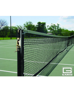Gared Performance Sports  3” Round Competition Tennis Posts, Black [GSTNPERDB]  