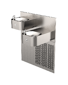 HAWS Chilled Wall Mount ADA Touchless Dual Fountain