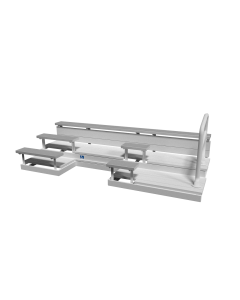 NRS 3 ROW "ADA" Bleachers, Seat Count: 18+2HC