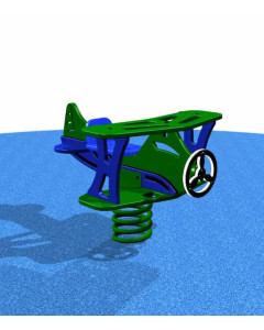 Kidstuff Spring Rider, Airplane [9707]