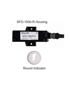Talos SFD1000R White Round Flush Mount Lightning Detector with 20ft Cable