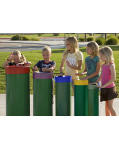 Tuned Drums with Rainbow Caps (Surface Mount)